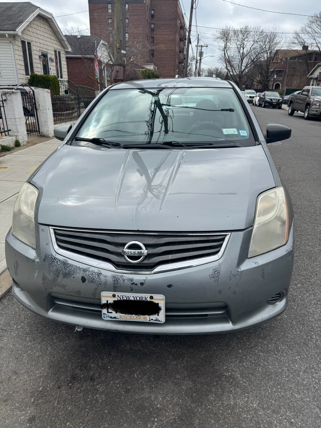 Gray Nissan Sentra Sedan 2012