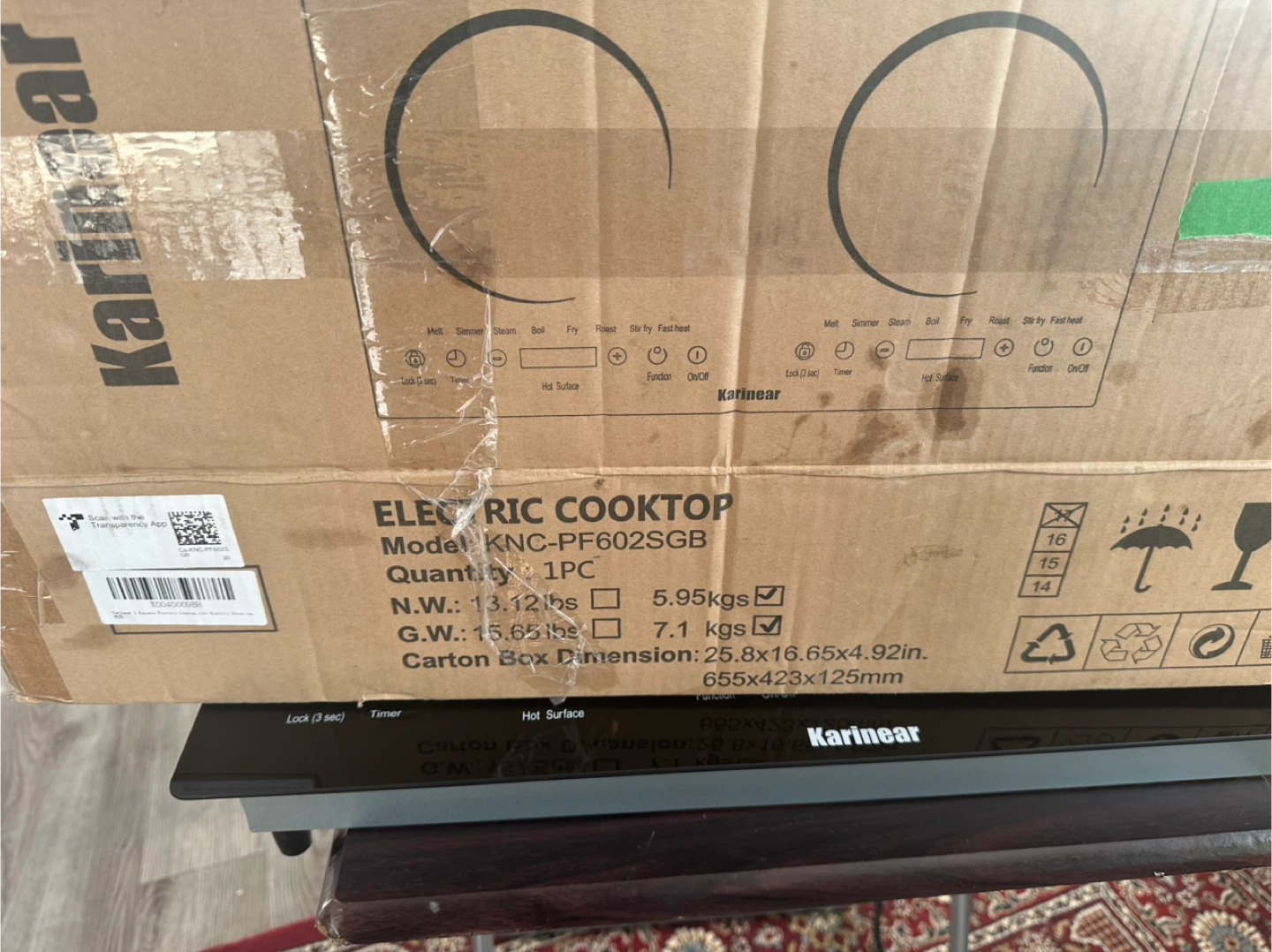 Karinear Electric Cooktop KNC-PF602SGB - photo 5