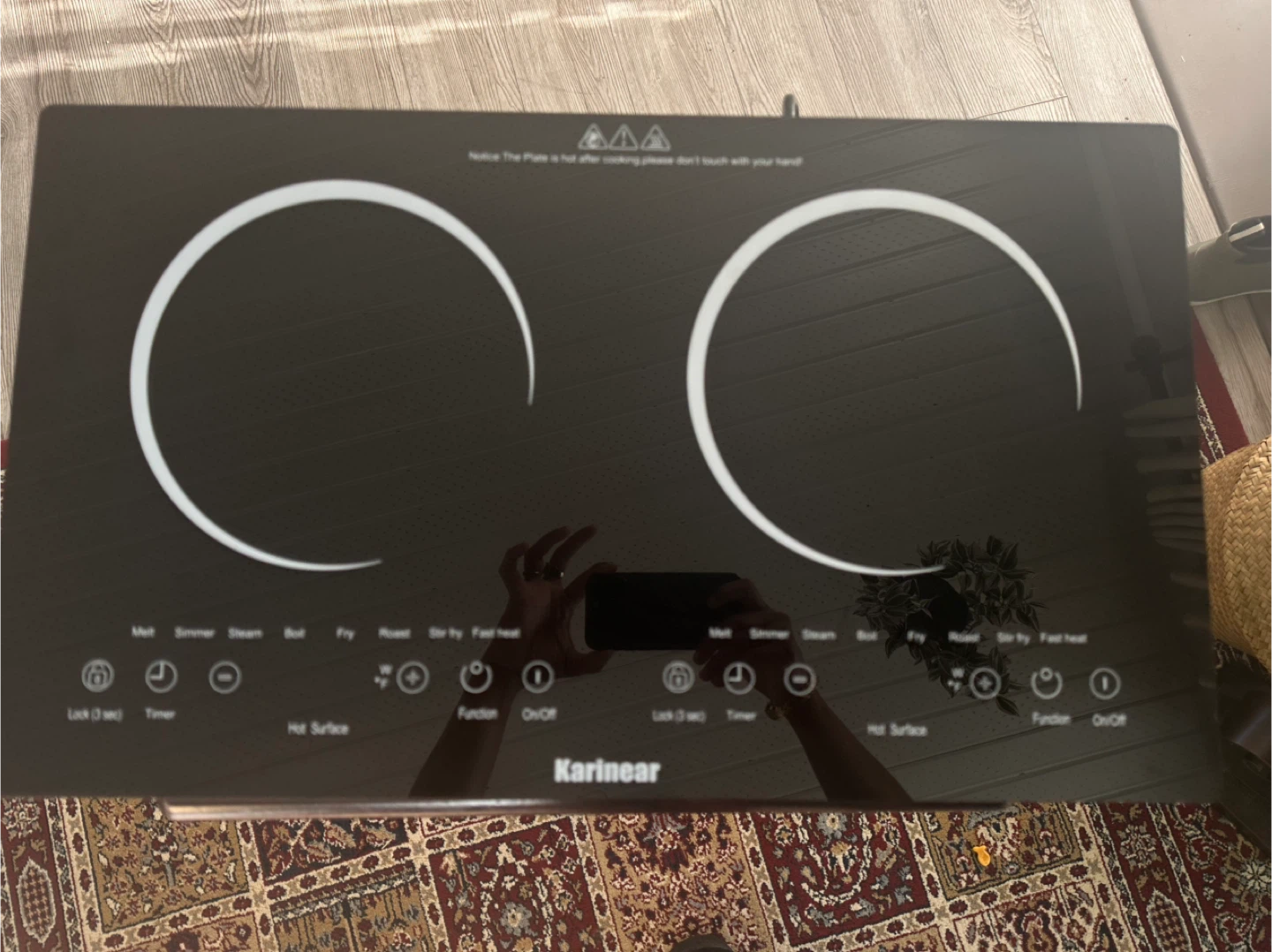 Karinear Electric Cooktop KNC-PF602SGB