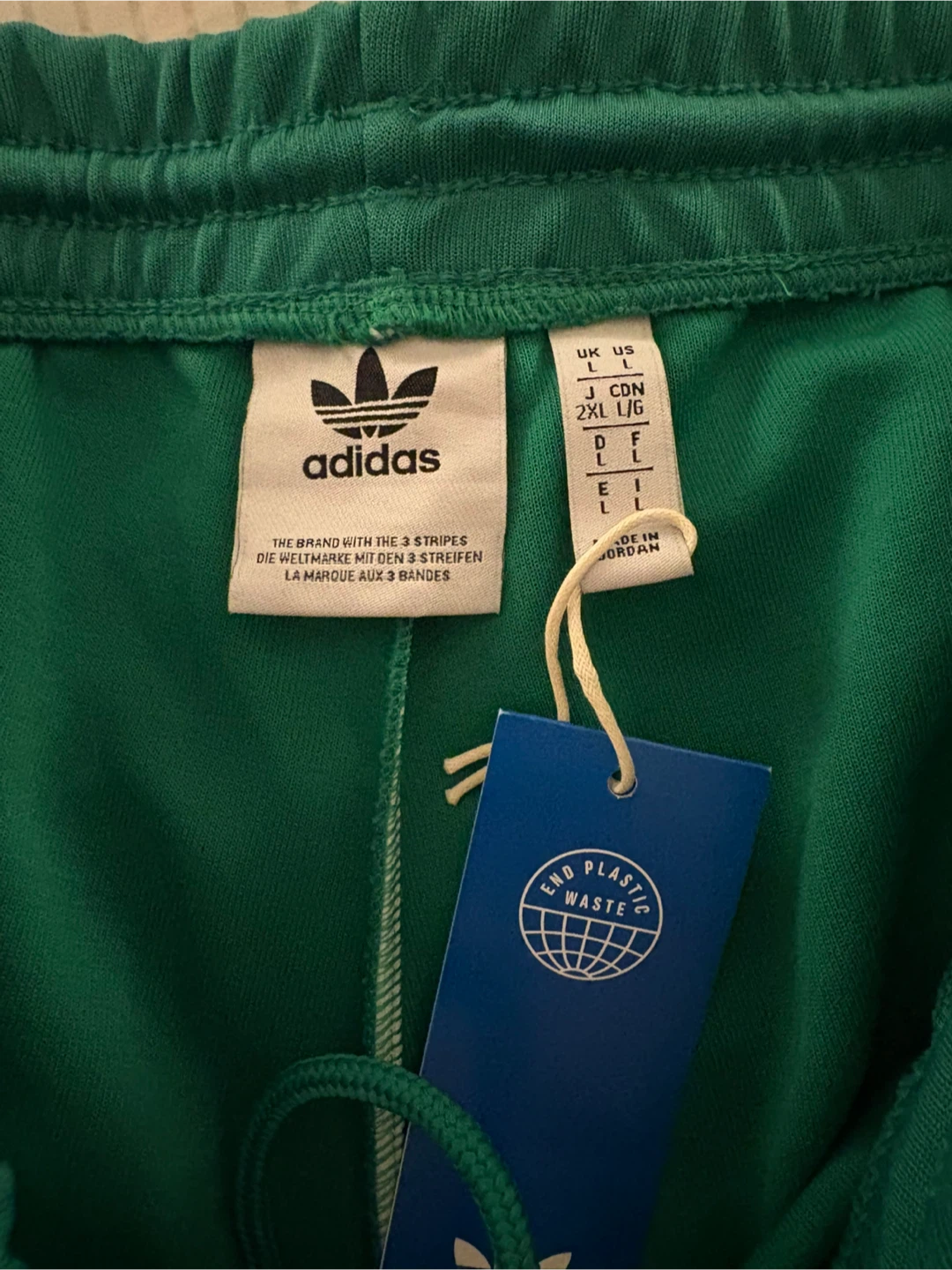 Green Adidas Track Pants - Size L - photo 2