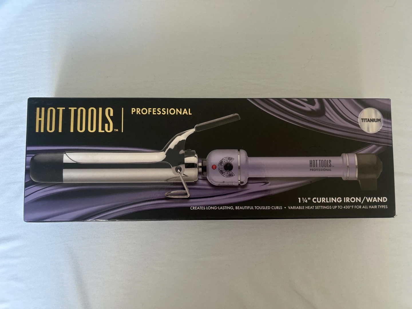 Hot Tools Professional 1 1/4" Titanium Curling Iron/Wand