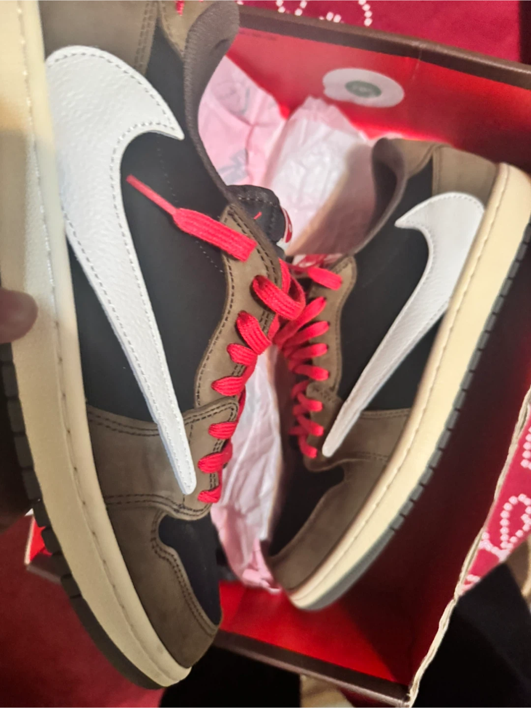 Nike Air Jordan 1 Low Travis Scott "Reverse Mocha" - photo 2