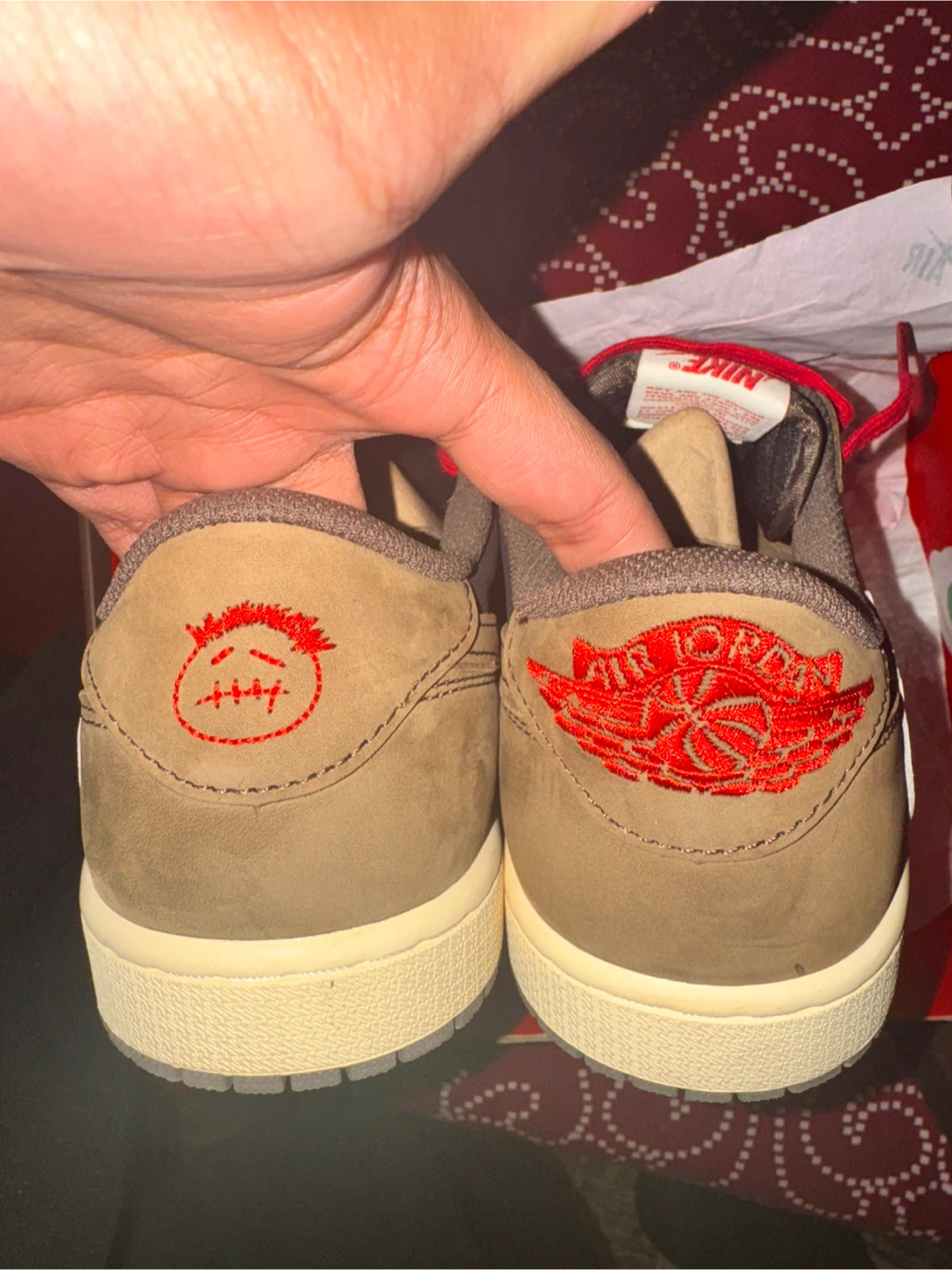 Nike Air Jordan 1 Low Travis Scott "Reverse Mocha" - photo 4