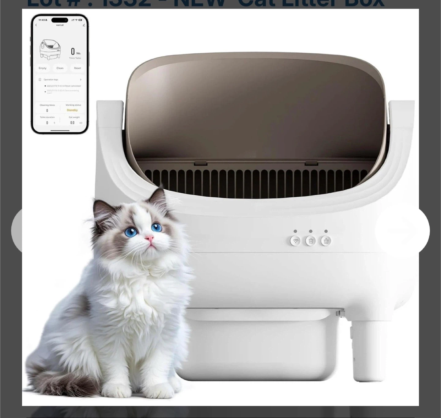 NEW Automatic Self-Cleaning Cat Litter Box
