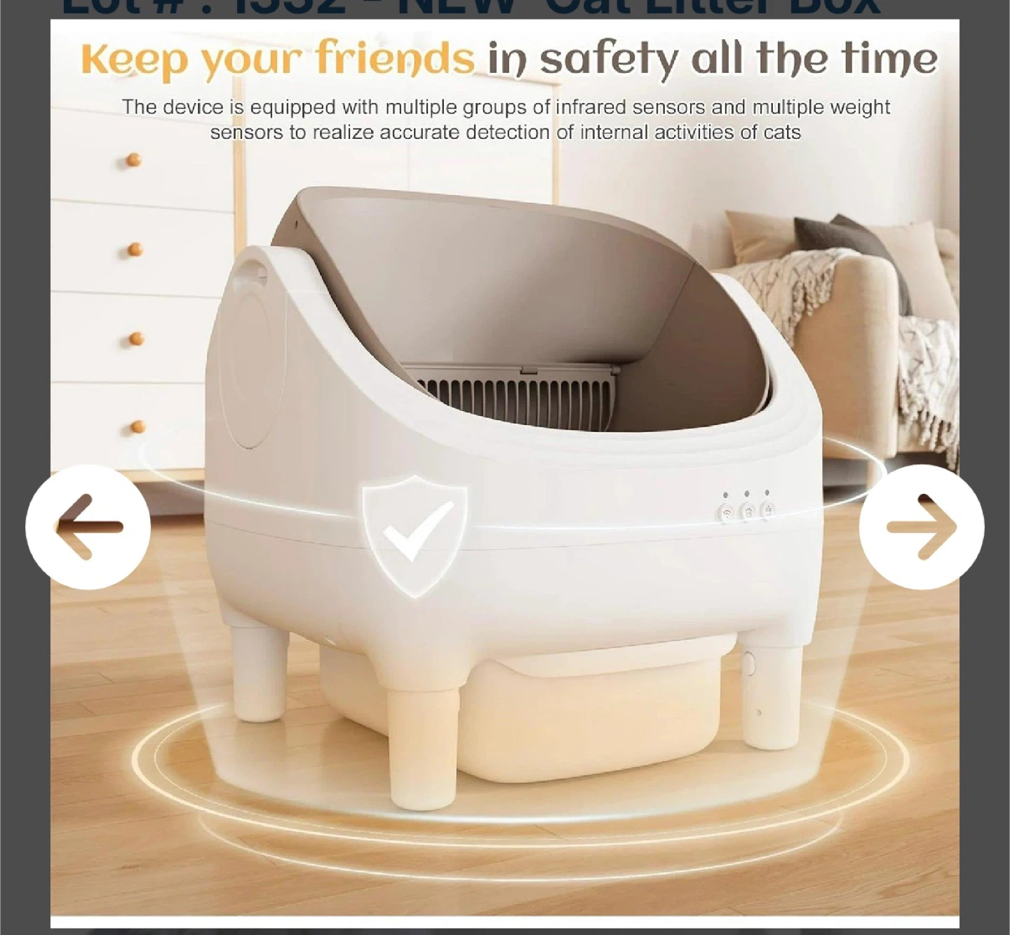 NEW Automatic Self-Cleaning Cat Litter Box - photo 3