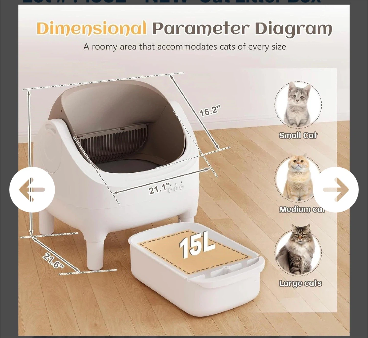 NEW Automatic Self-Cleaning Cat Litter Box - photo 2