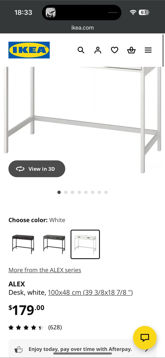 MOVING SALE- IKEA ALEX Desk (White) - photo 3