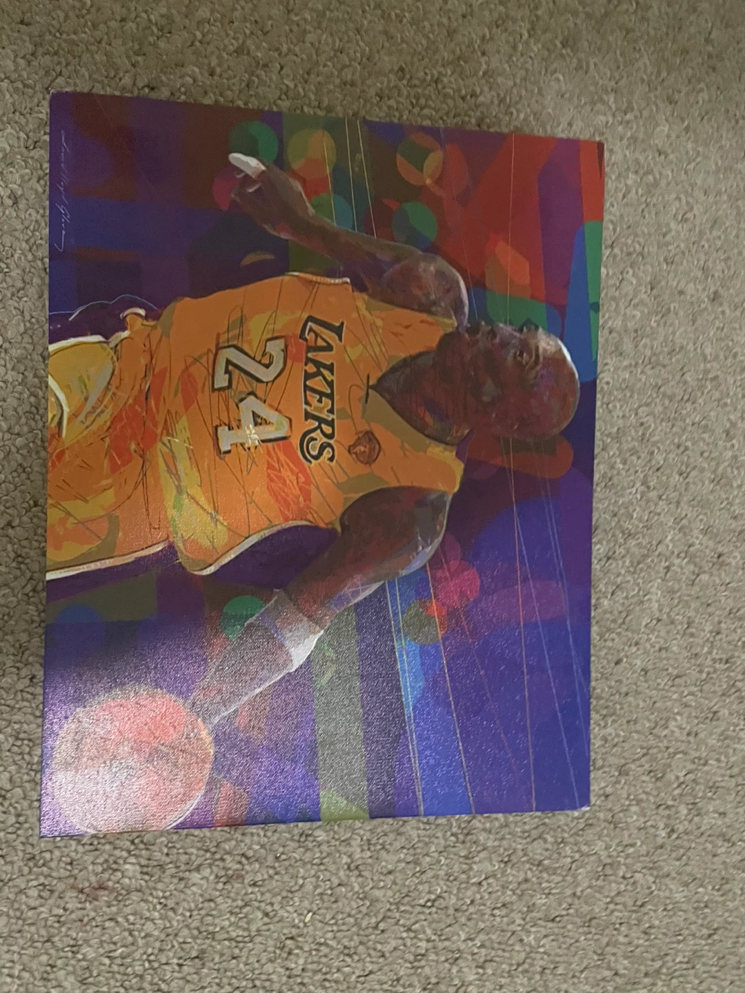 Kobe Bryant Lakers #24 Canvas Art - photo 2