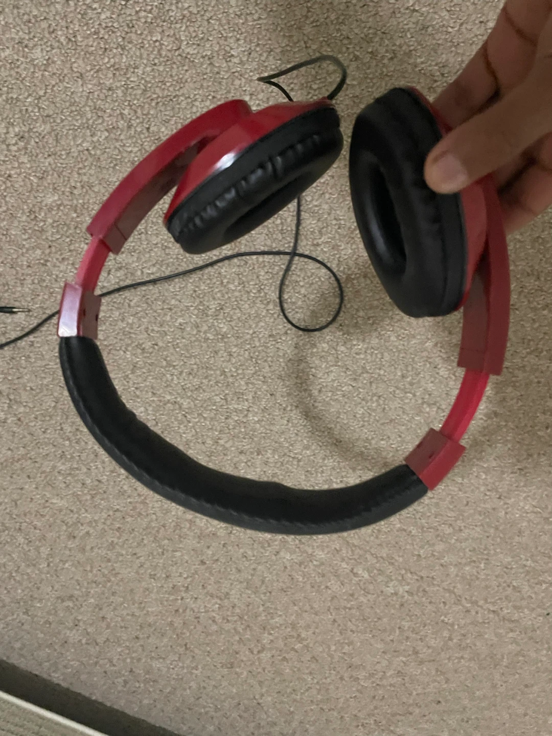 Red Over-Ear Headphones - photo 2