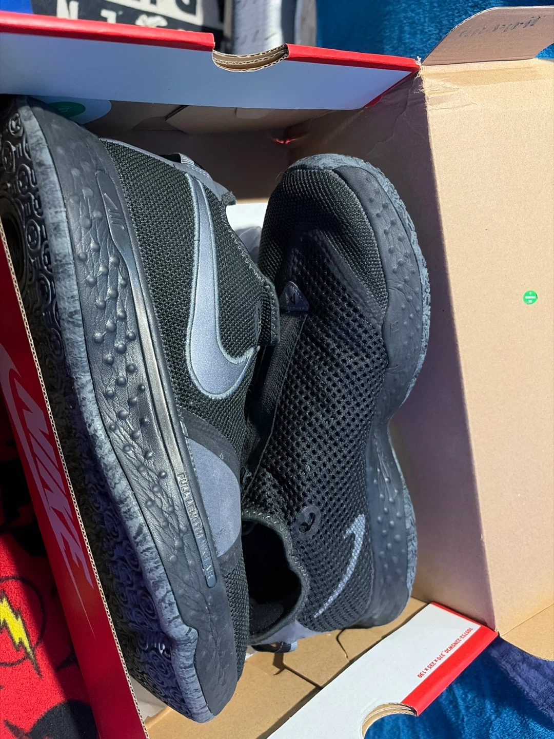 Nike PG 4 Basketball Shoes ( trades accepted) Black size 13