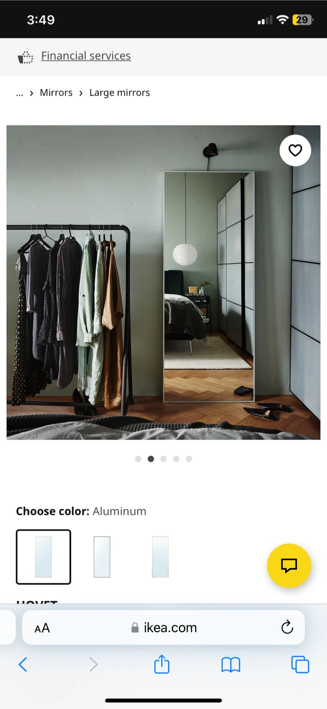 IKEA HOVET Full Length Mirror