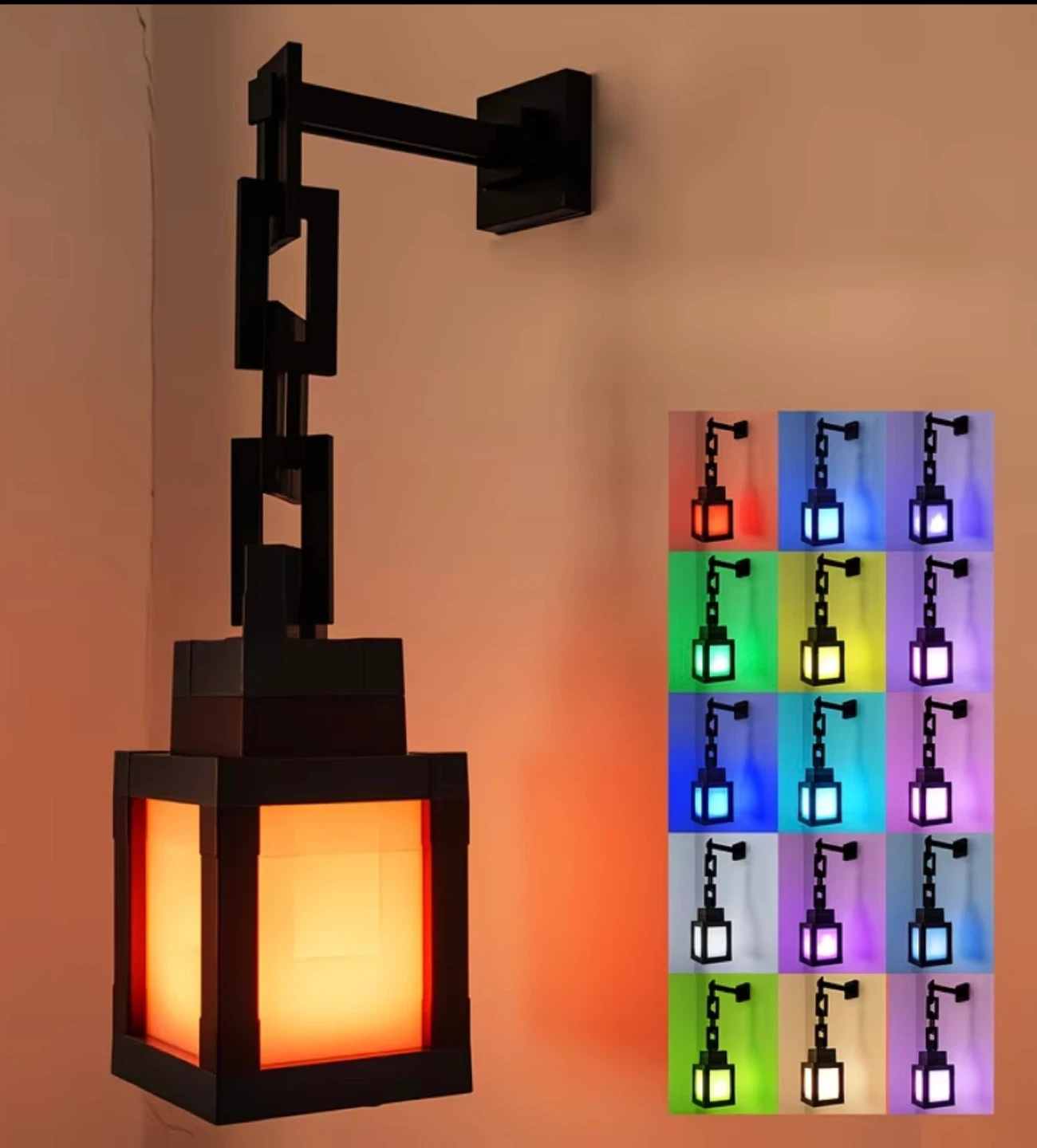Gaming Inspired Lantern Wall Lamp