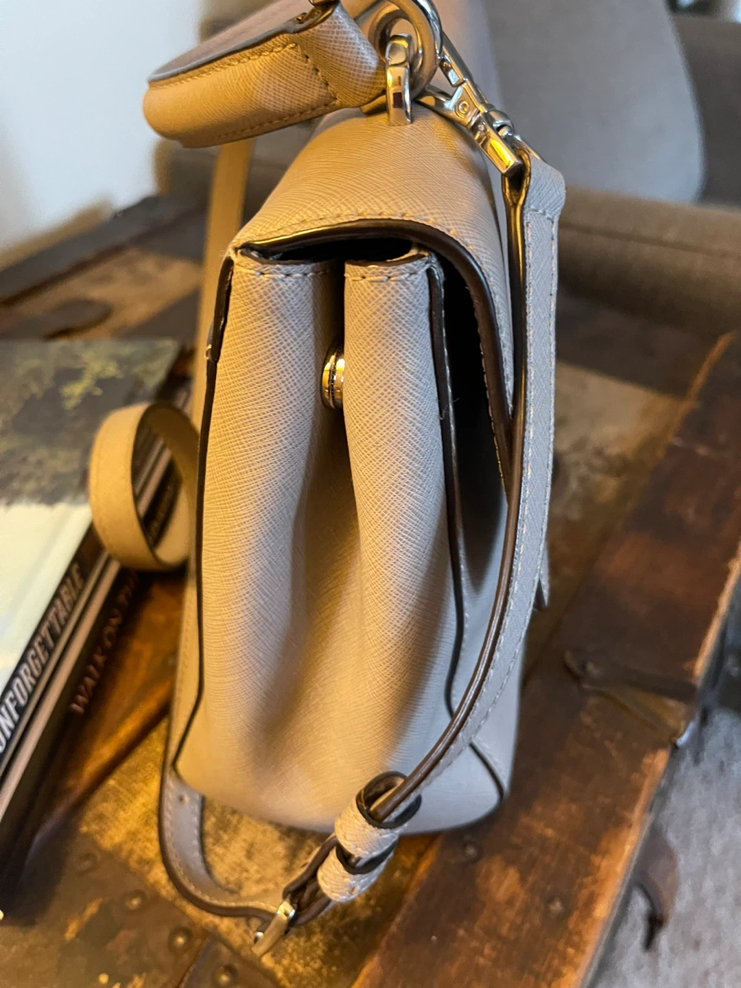 Michael Kors Grey Leather Satchel Handbag - photo 5