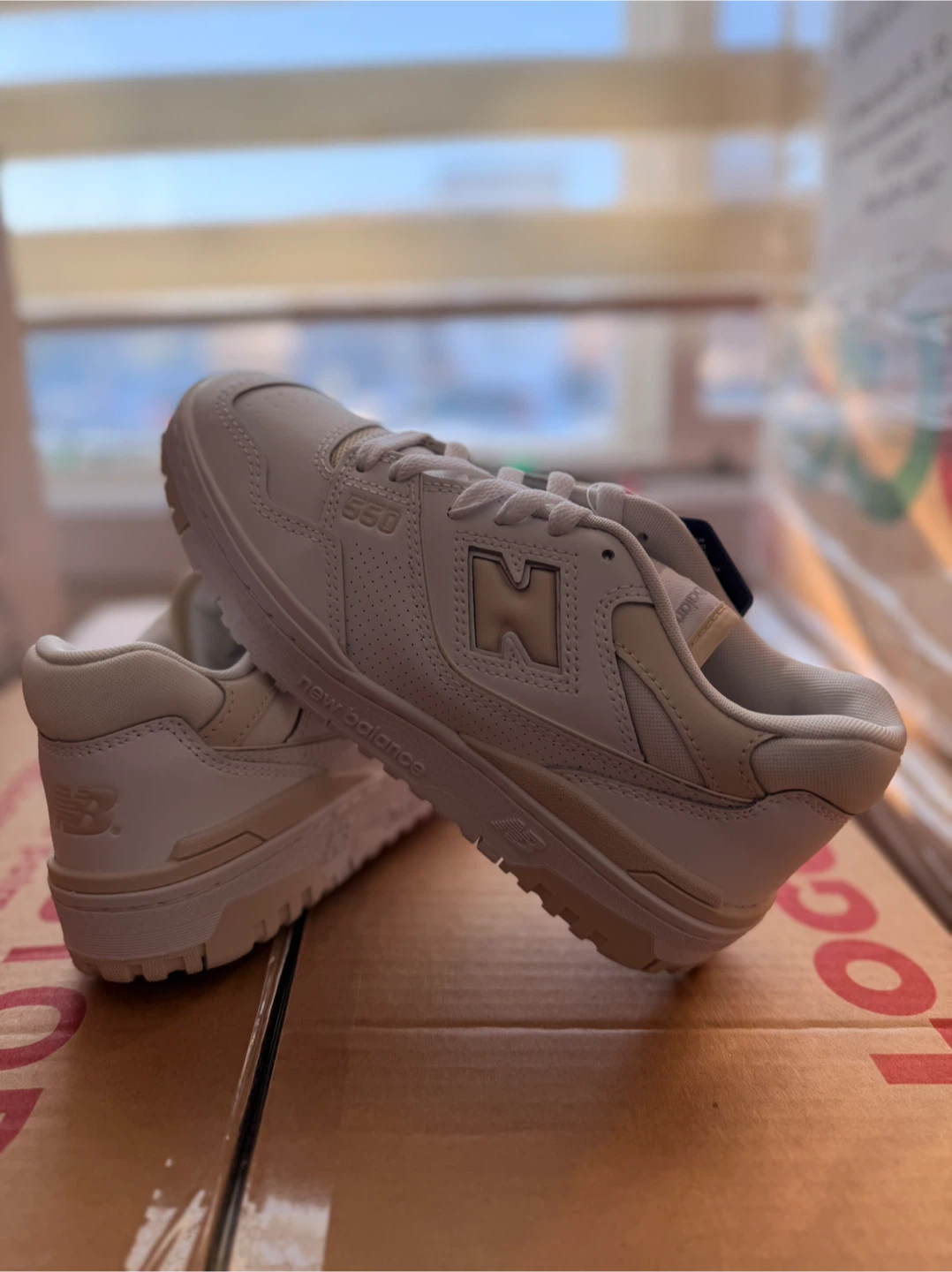 New Balance 550 White Beige Sneakers - photo 2