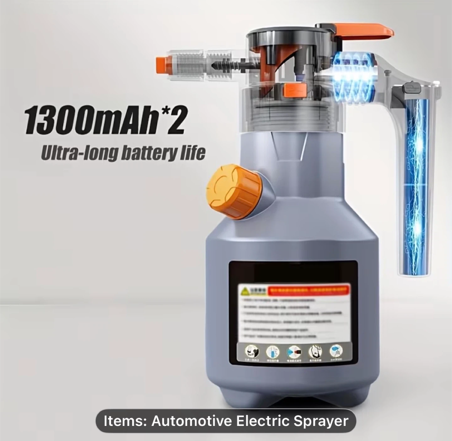 Multi-functional Handheld High-pressure Electric Foam Sprayer - photo 5