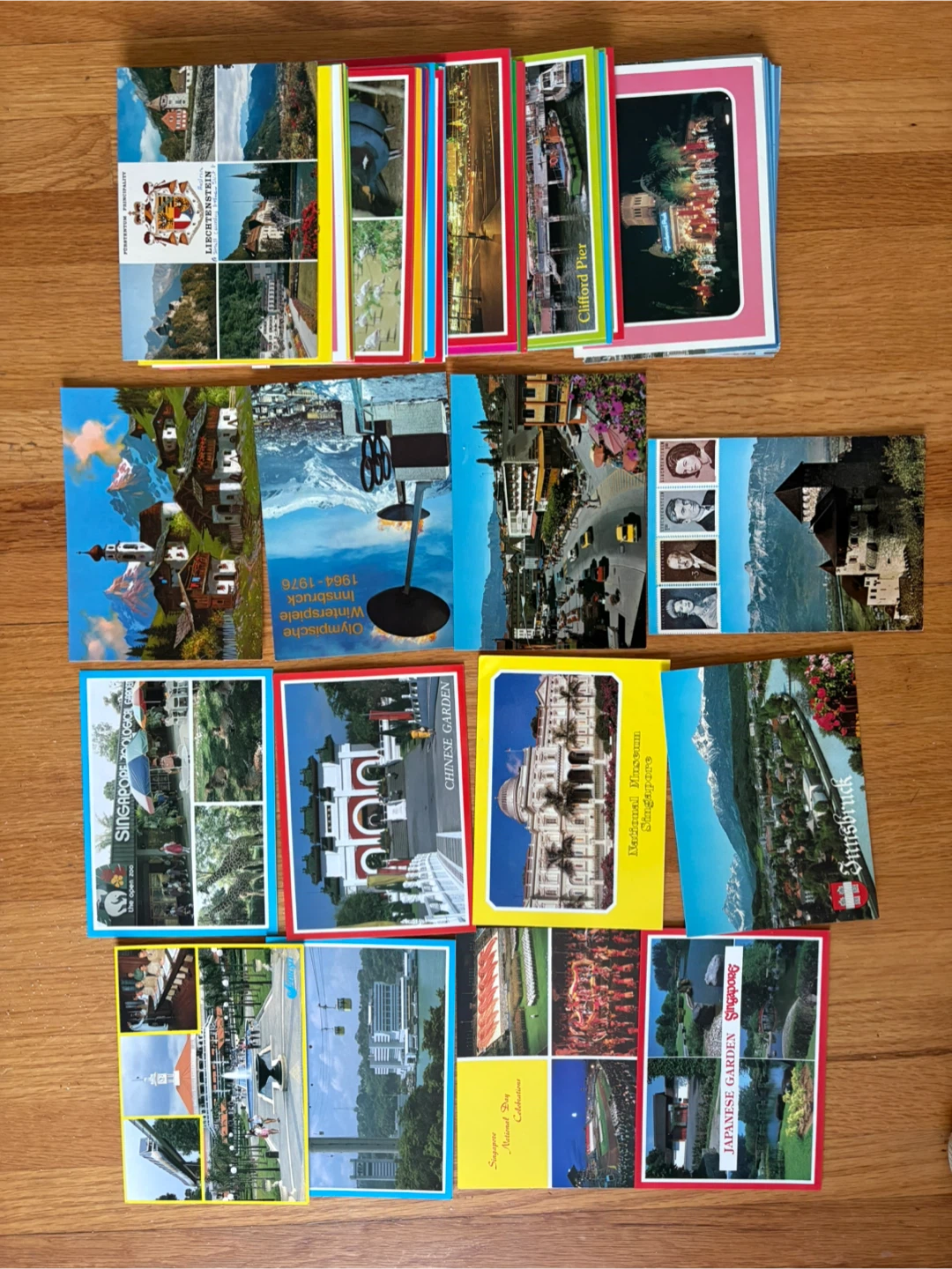 Assorted Travel Postcards Lot (70 pieces)
