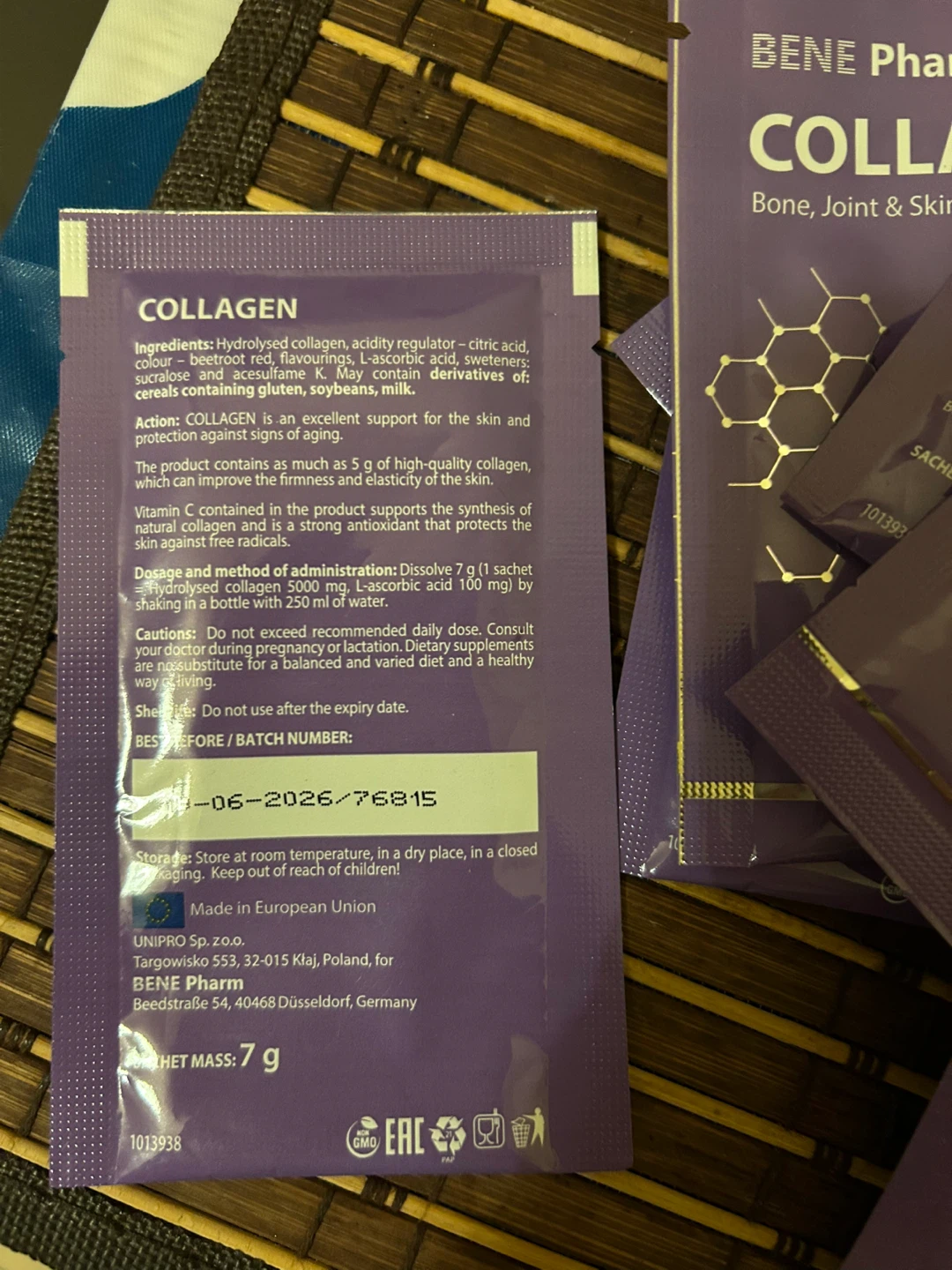 BENe Pharm Collagen Sachets, Joint & Skin Health - photo 2