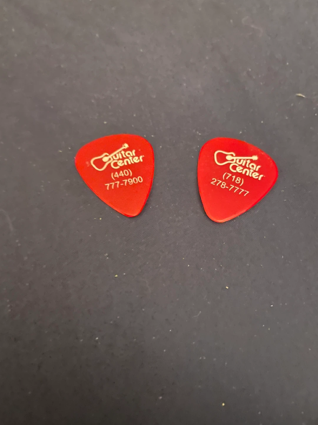 Two Guitar Center guitar pics
