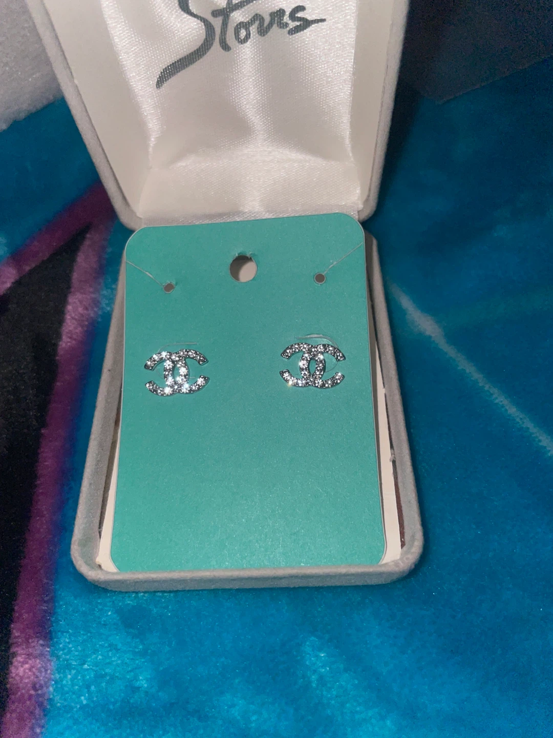 Chanel CC Stud Earrings - photo 2
