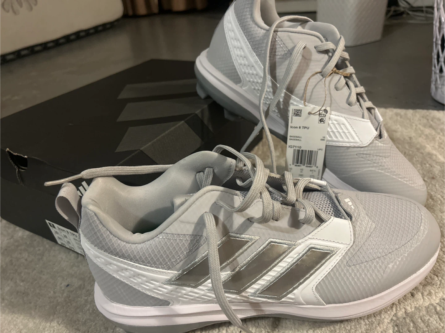 Adidas Icon 5 TPU Baseball Cleats - Size 10 - photo 4