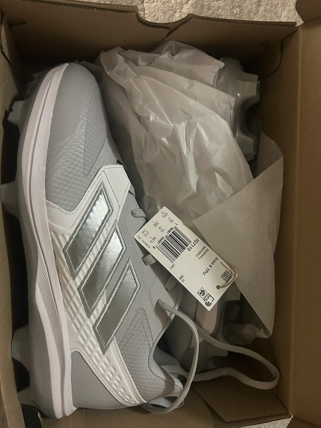 Adidas Icon 5 TPU Baseball Cleats - Size 10