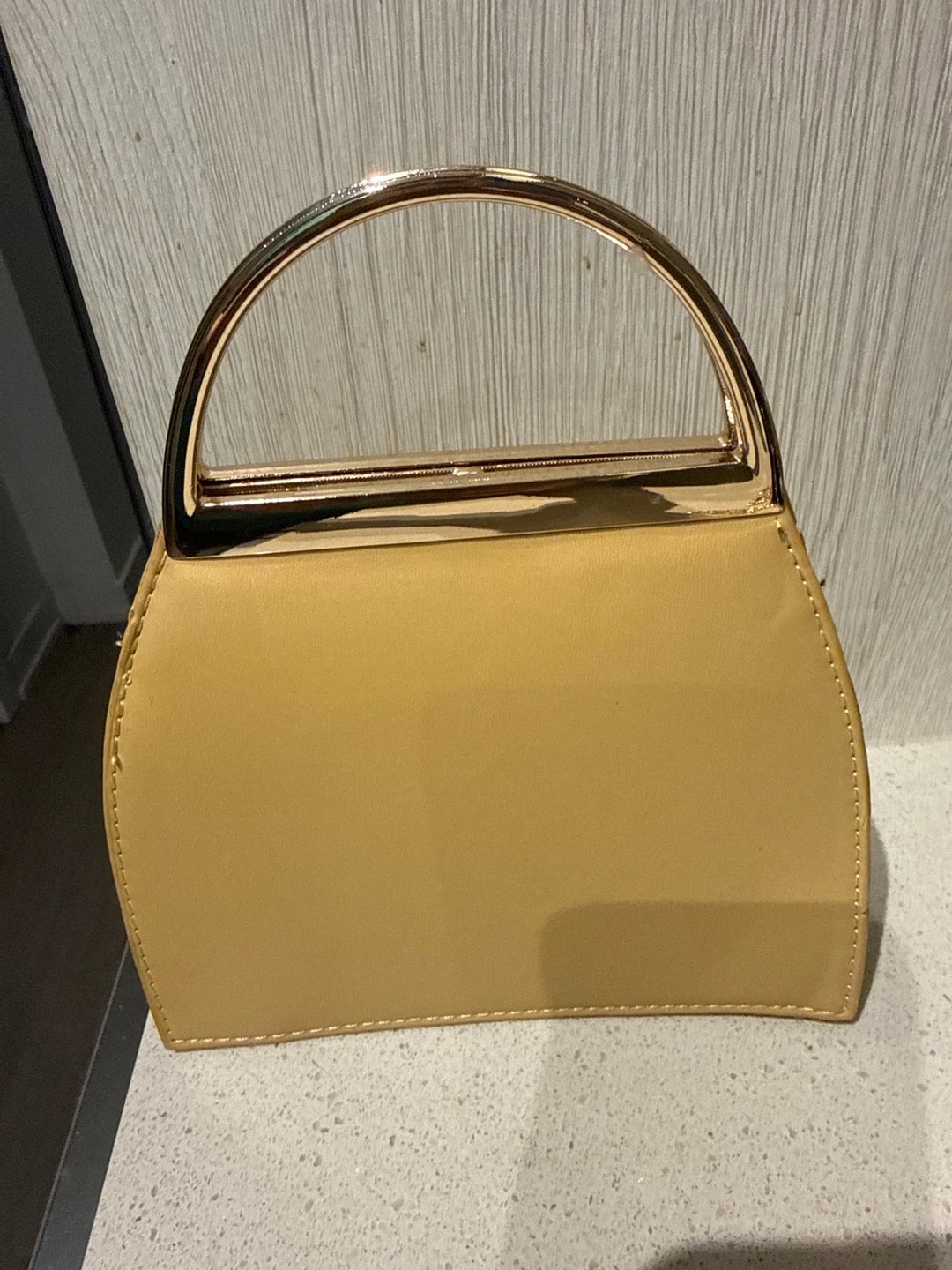 Gold Frame Clutch Handbag