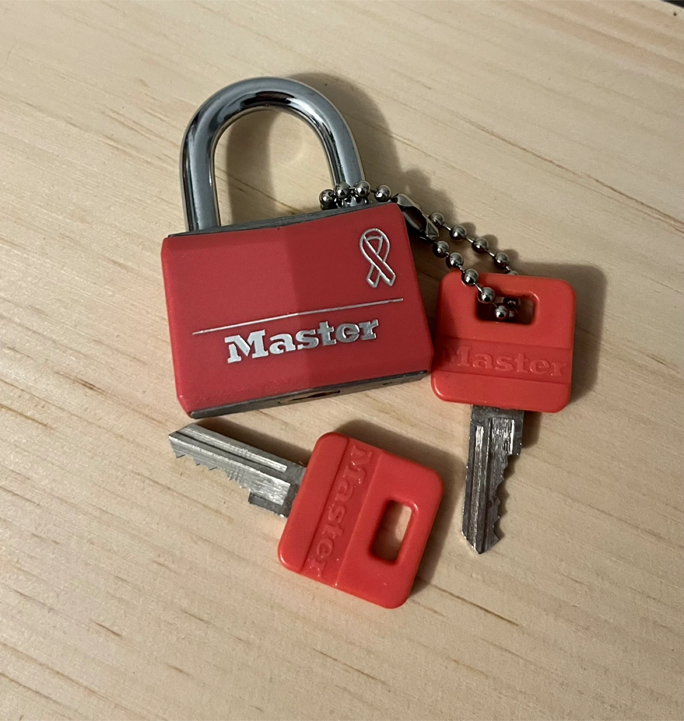 Pink Master lock