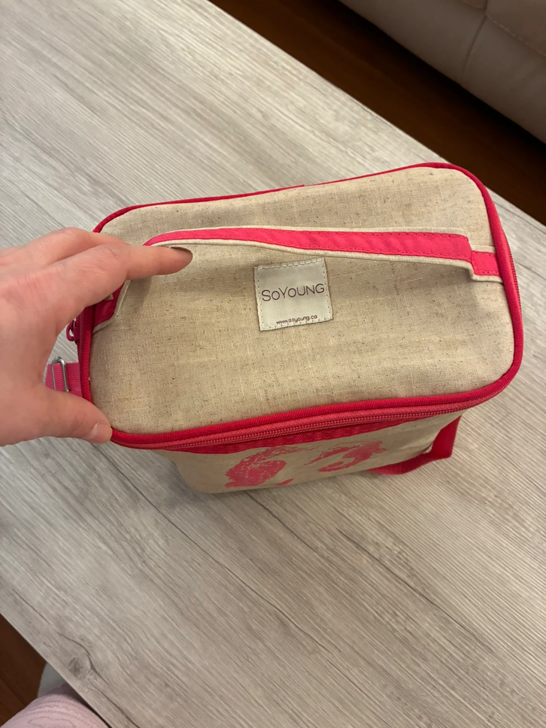SO YOUNG Insulated Lunch Bag - Pink Seahorse - photo 2