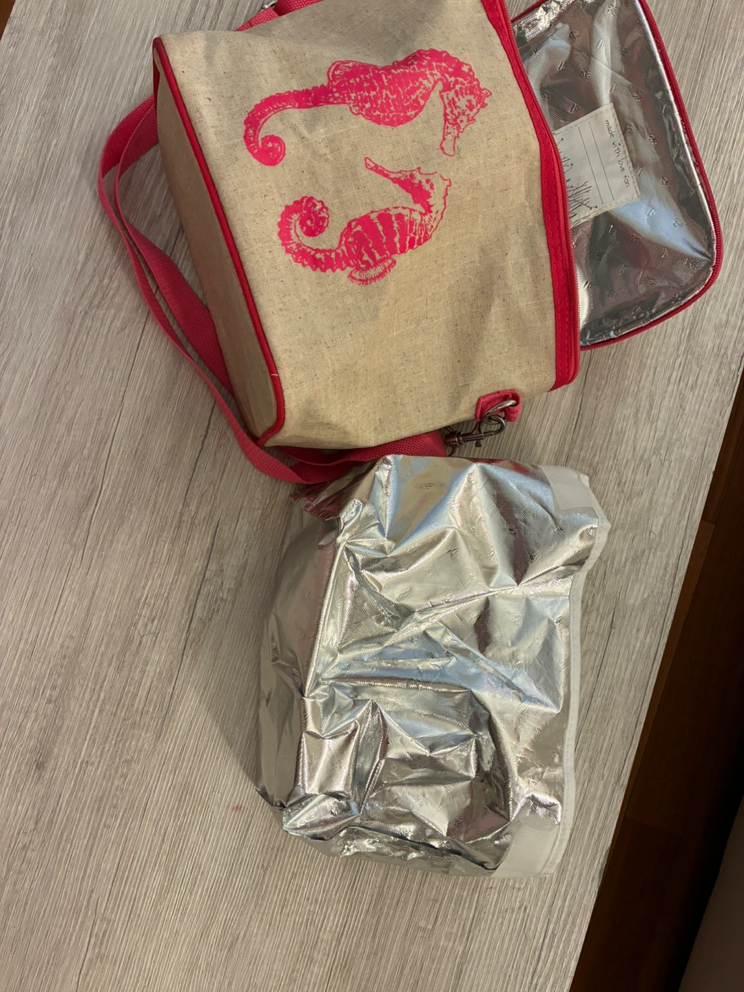 SO YOUNG Insulated Lunch Bag - Pink Seahorse - photo 4