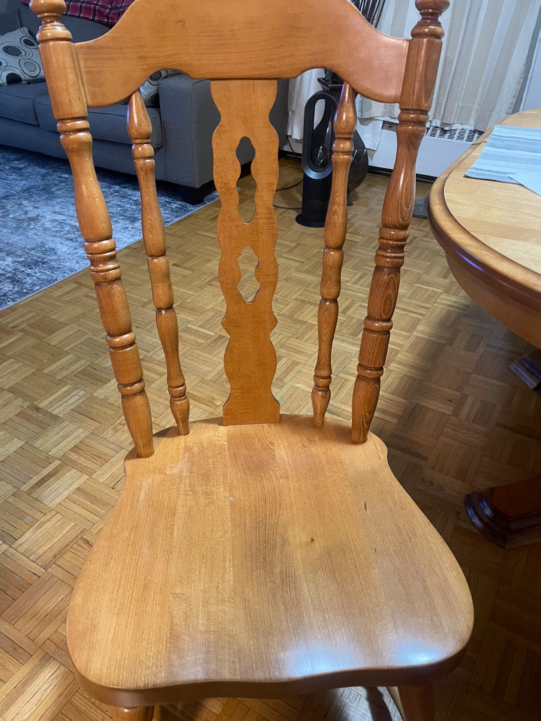 Wooden Dining Table and Chairs Set - photo 4