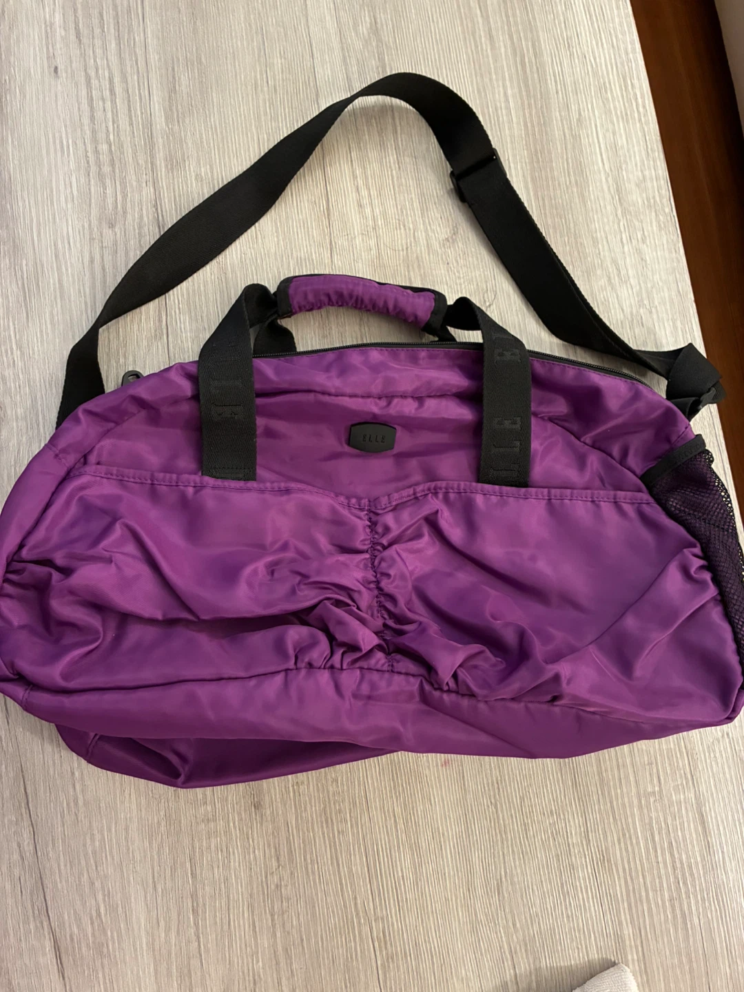 Purple ELLE Duffle Bag