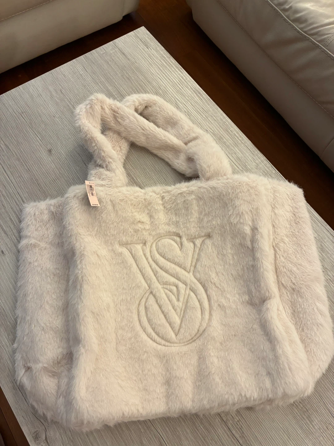 Victoria's Secret Faux Fur Tote Bag