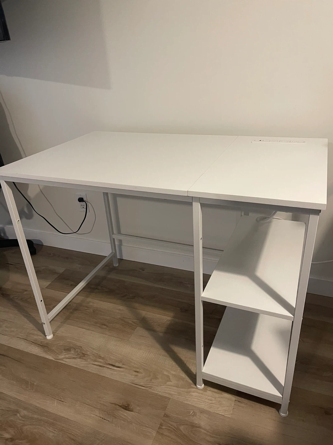 White desk