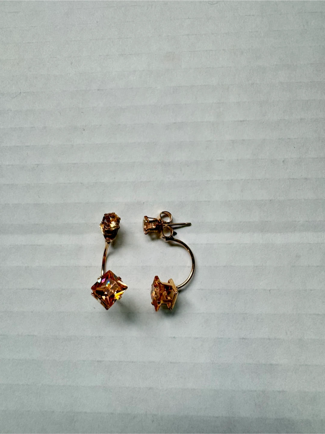 Pair of chunky knot earrings - various colours available - photo 5