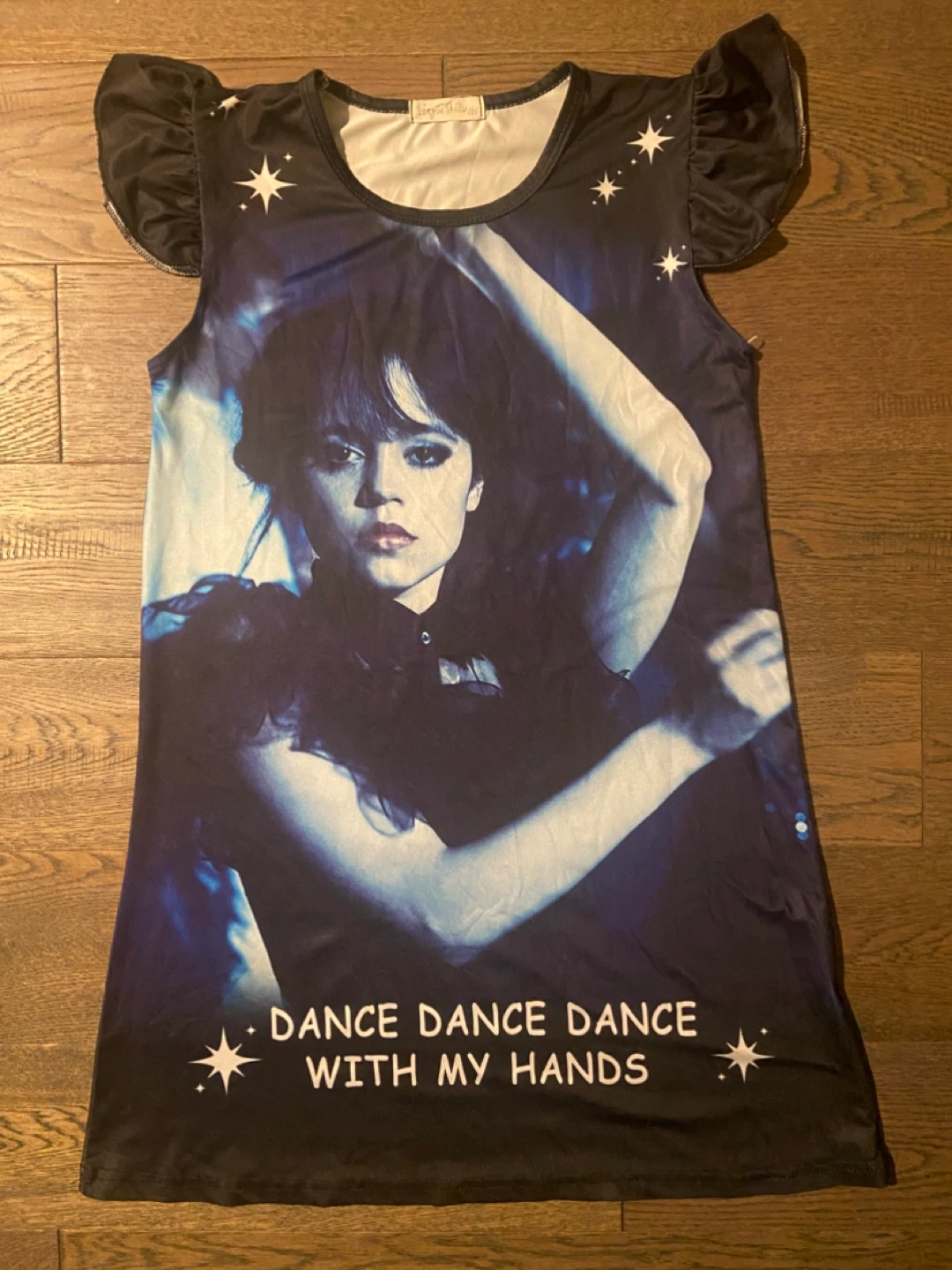 EUC: Girls Wednesday Addams Night Dress Gown PJs