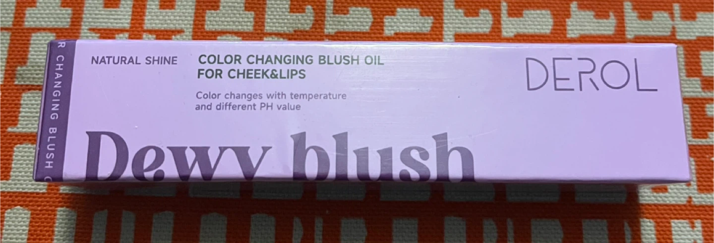 DEROL Dewy Blush Color Changing Blush Oil for Cheeks & Lips