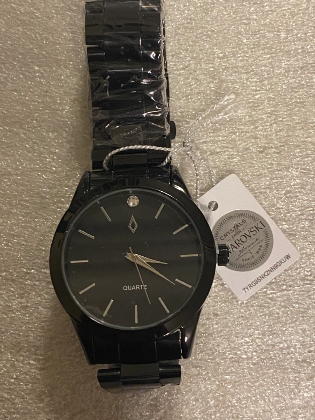 2 Swarovski Crystal Quartz Watch 1 sets man and woman - photo 4