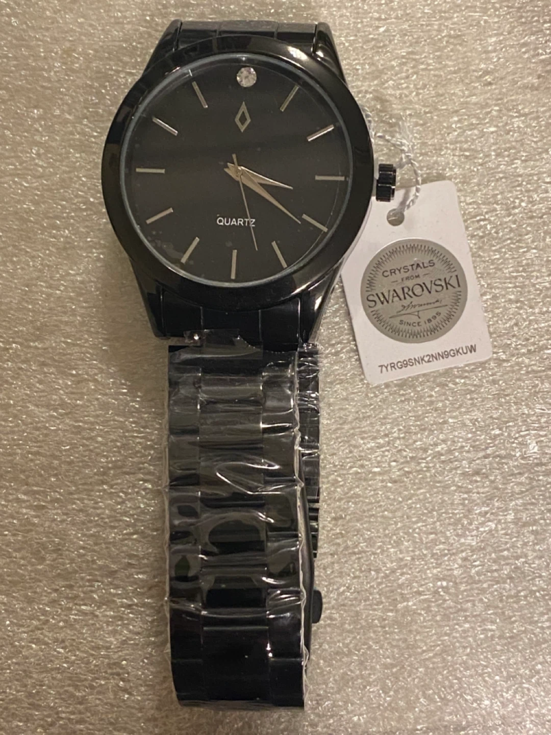 2 Swarovski Crystal Quartz Watch 1 sets man and woman - photo 3