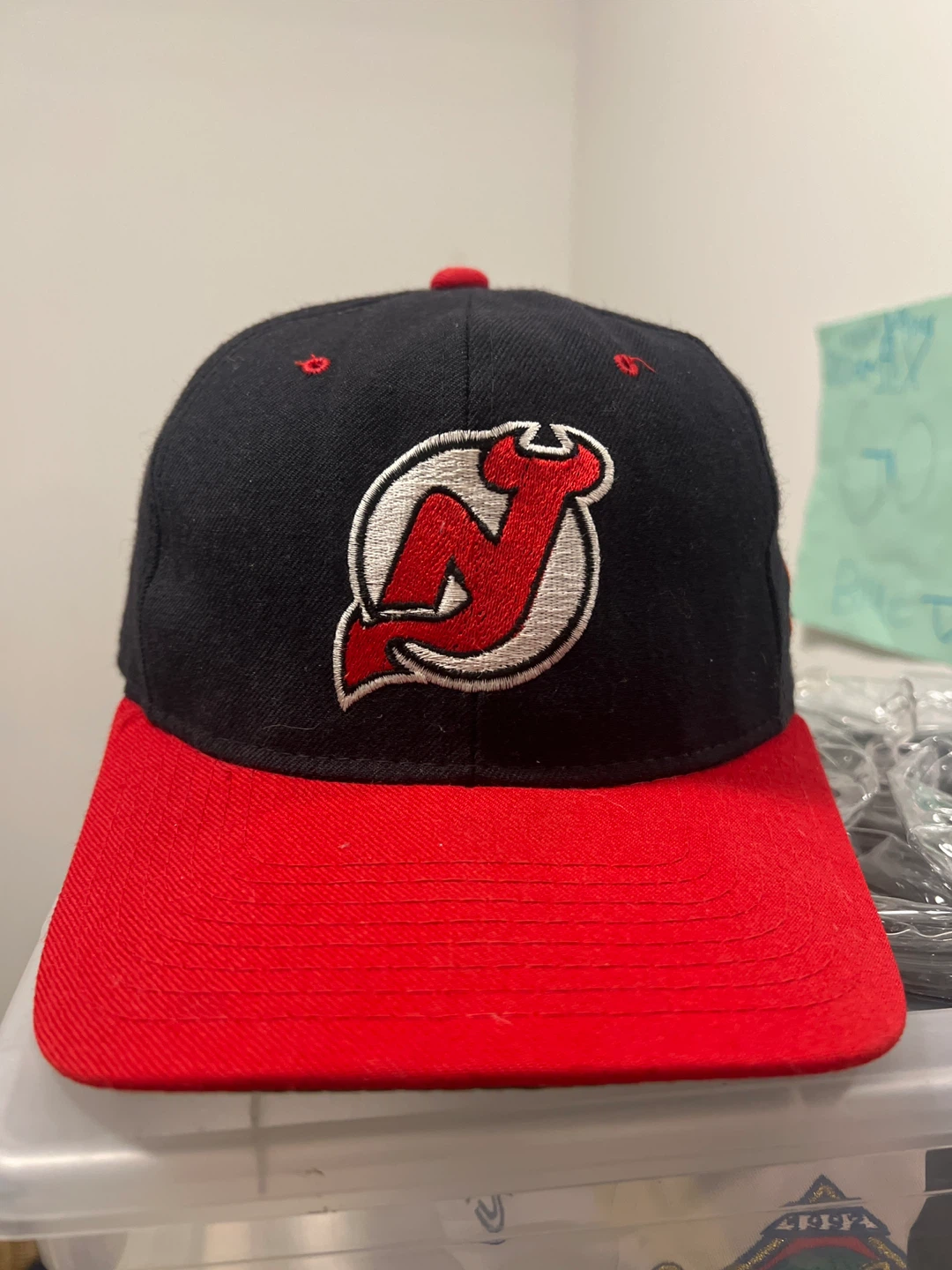 Vintage 100% Wool Starter New Jersey Devils Baseball Cap
