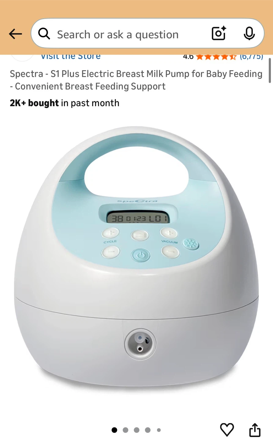 Spectra S1 Plus Electric Breast Pump