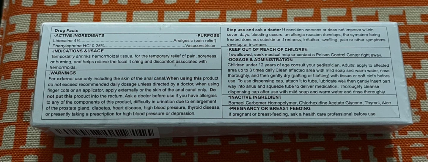 Natuheal Hemorrhoid Master Cream with Lidocaine 4% - photo 2