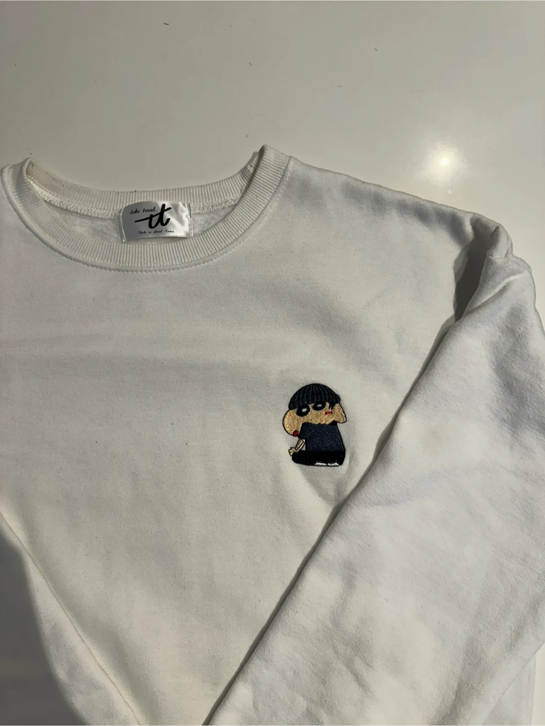 Shin-Chan Emblem Sweatshirt from Korea