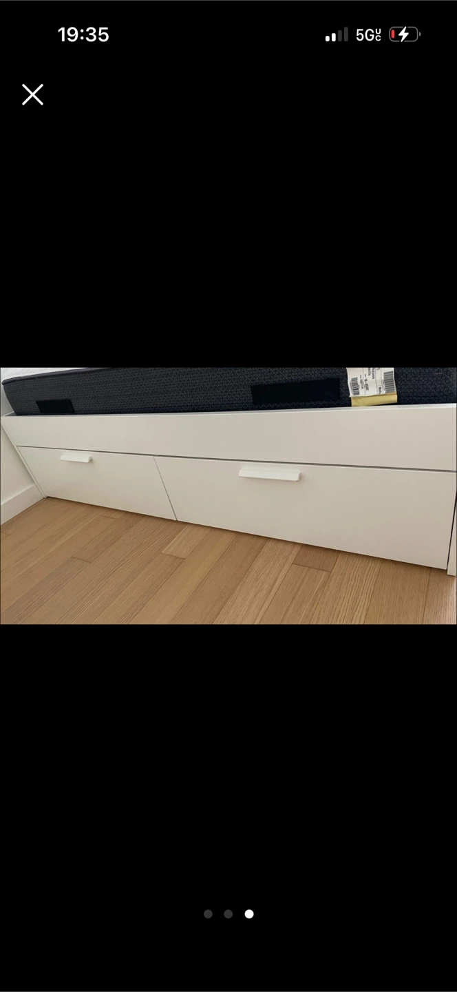 Ikea storage full bed frame - photo 3
