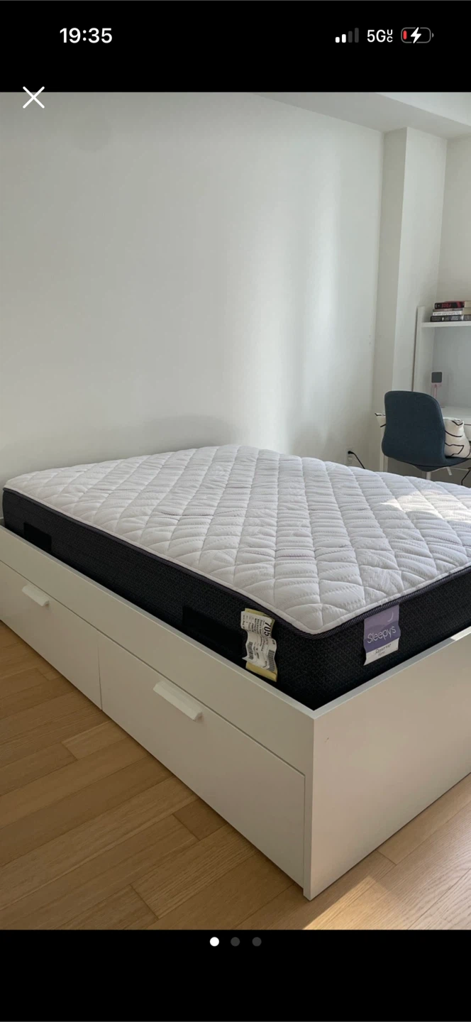 Ikea storage full bed frame