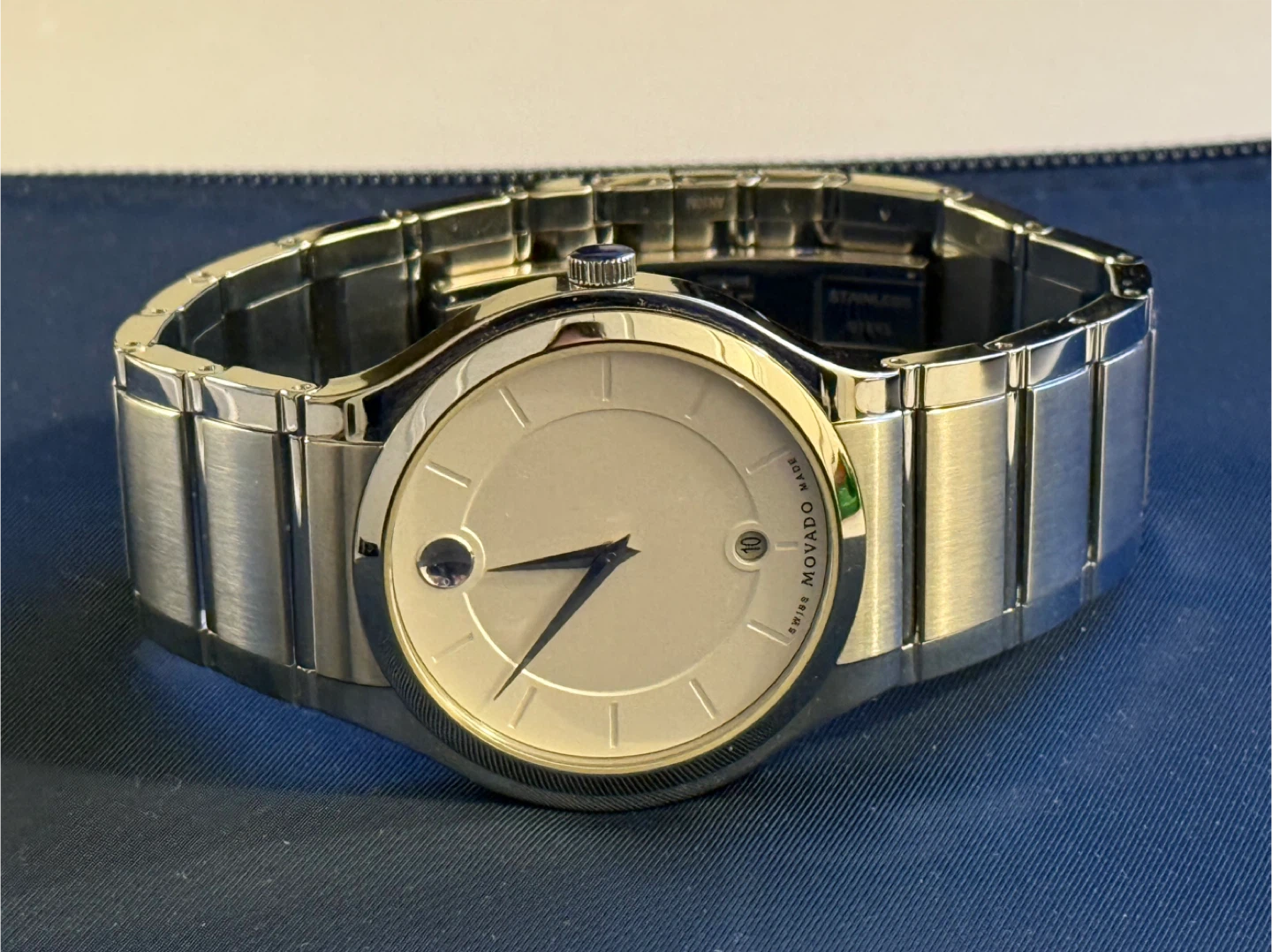 Movado Stainless Steel Watch