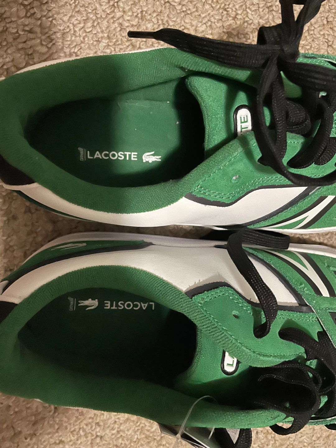 Lacoste Men's Sneakers - Green/White - Size 12 UK - photo 2