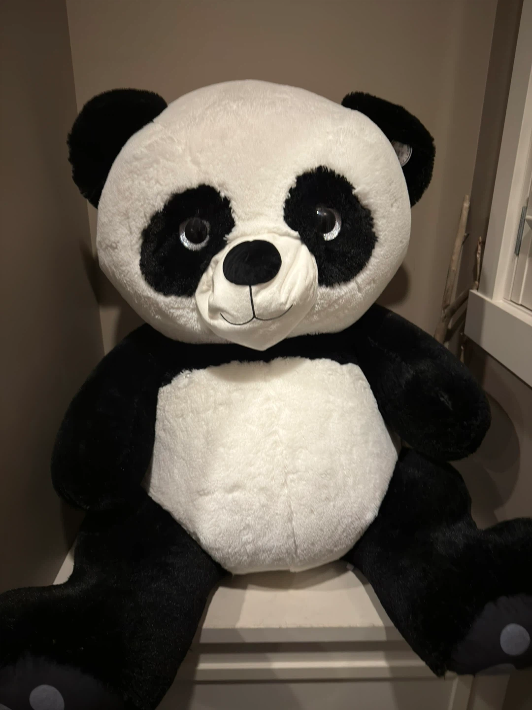 Giant Plush Panda Stuffed Animal. X2