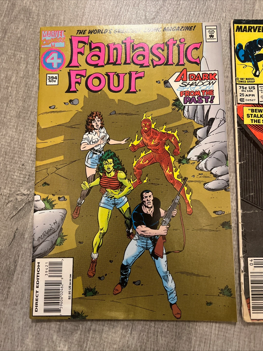 Fantastic Four #394 & Web of Spider-Man #70 Comics - photo 2