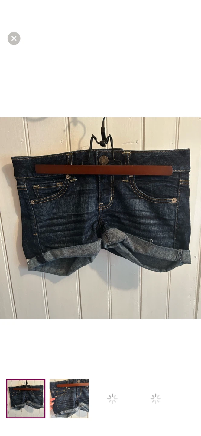American Eagle Denim Shorts Size 4