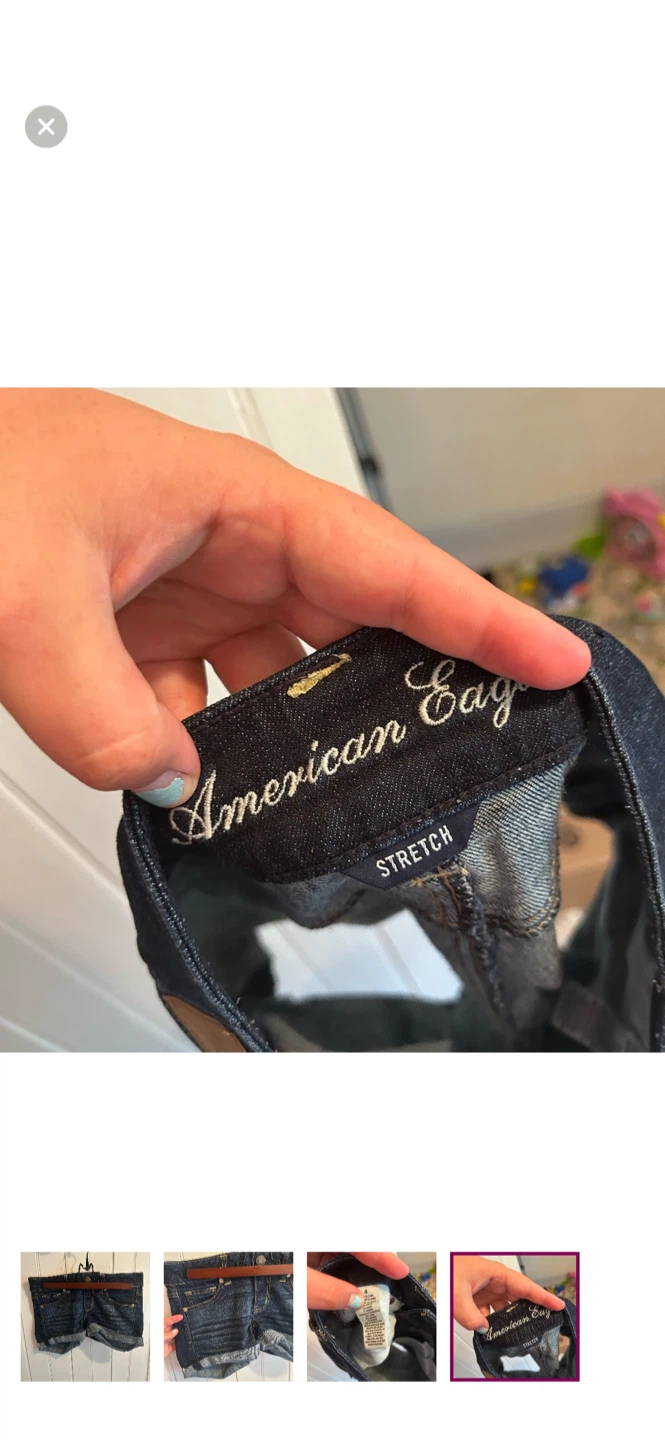 American Eagle Denim Shorts Size 4 - photo 4